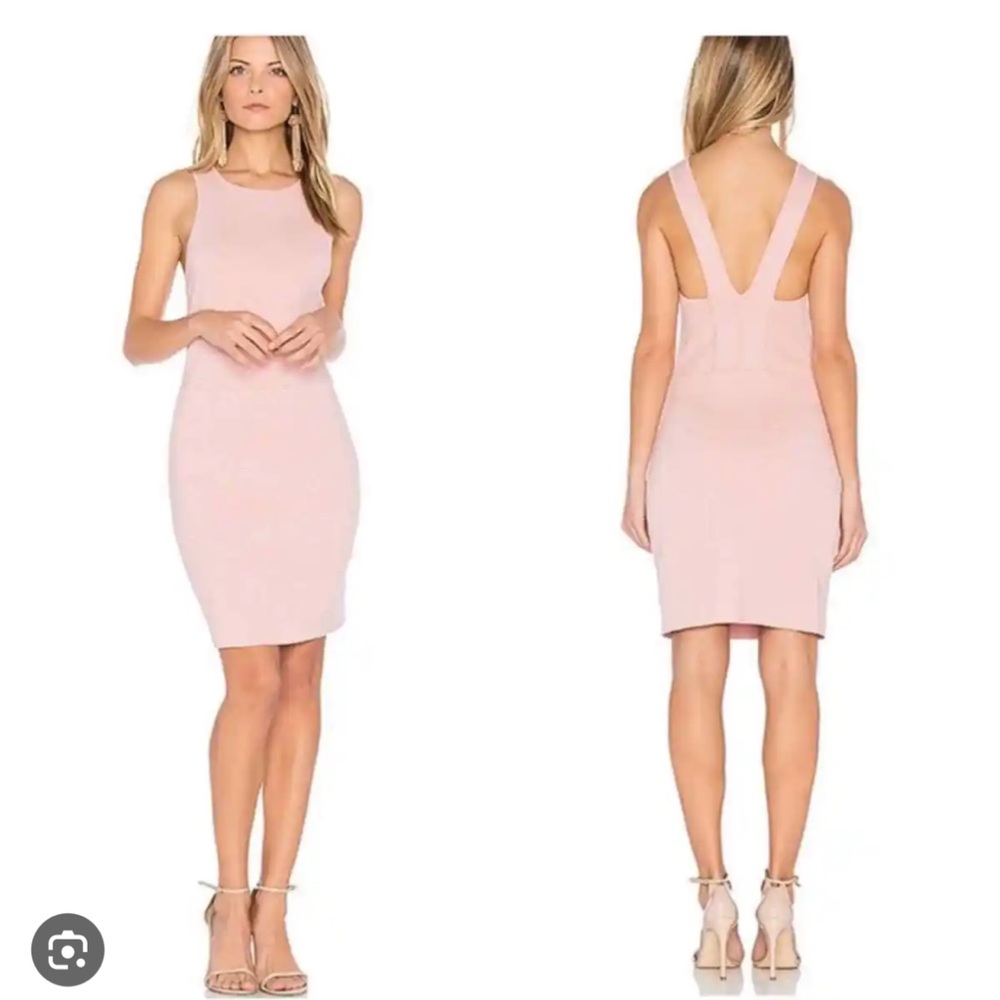 Elizabeth and James Ritter Dress Pale Pink XS 0